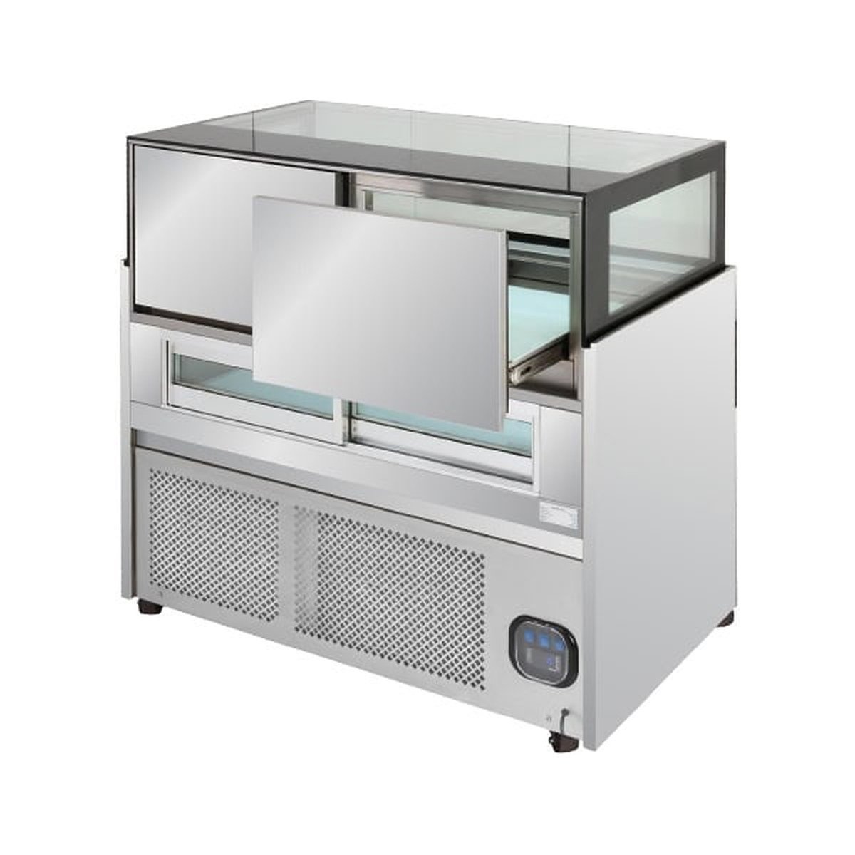 Berjaya 195L Single-Layer Drawer Cake Showcase RDS-M-15 – another view