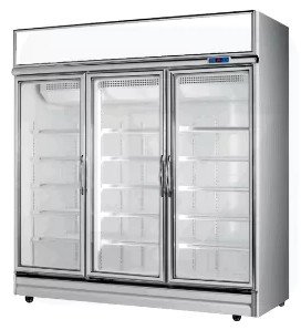 Uniko 1455L Upright Display Glass Chiller UNGD-3DC-INV